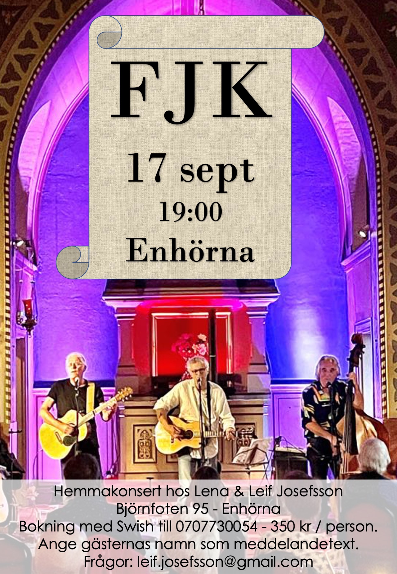 Affisch: FJK, 17 september 2021