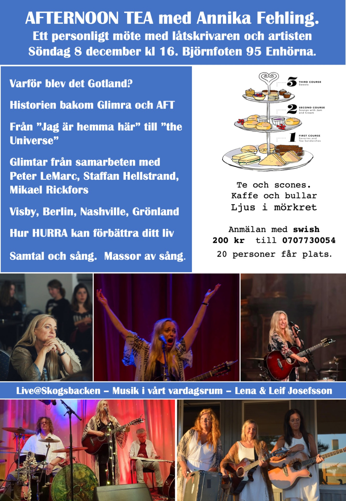 Affisch: Annika Fehling – Afternoon Tea, 8 december 2019